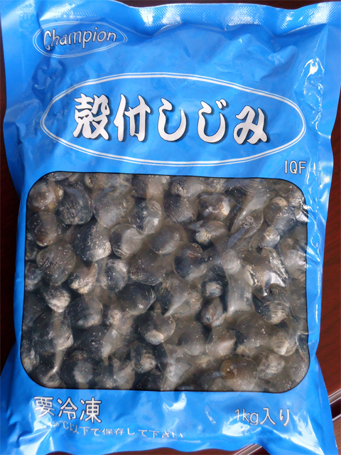 IQF 殻つきしじみ